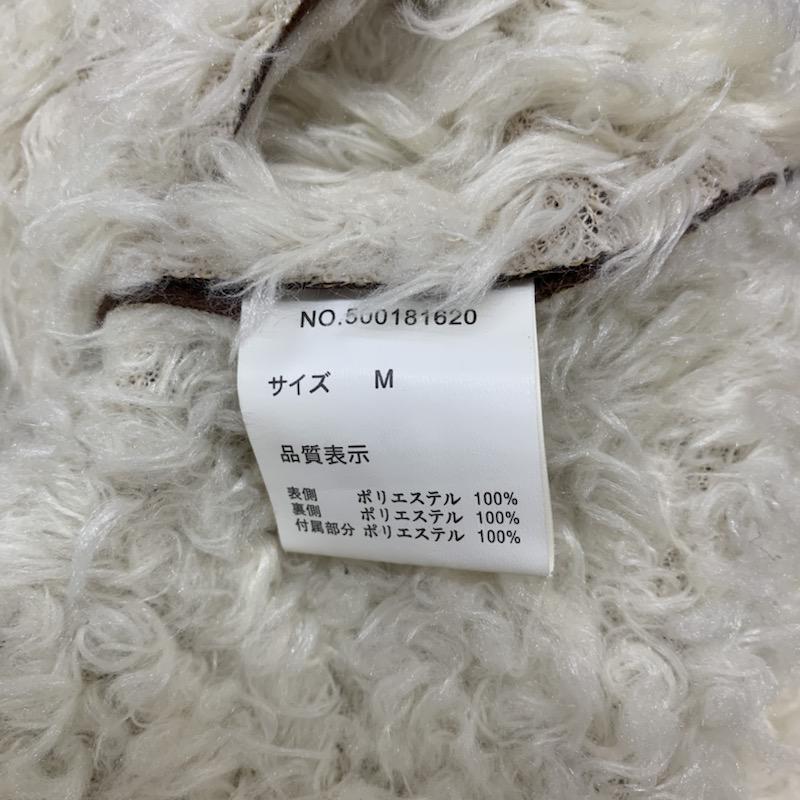 ワンウェイ one way コート コート一般 ダッフルコート タグ付き M 茶 / ブラウン / X 白 / ホワイト / レディース USED 古着 中古 10041170