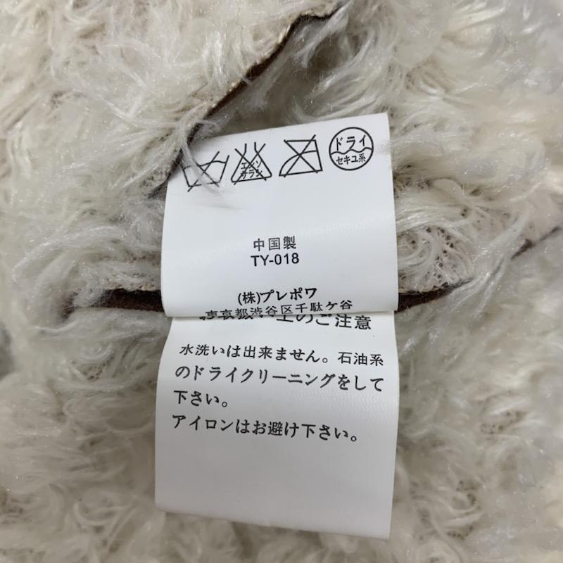 ワンウェイ one way コート コート一般 ダッフルコート タグ付き M 茶 / ブラウン / X 白 / ホワイト / レディース USED 古着 中古 10041170