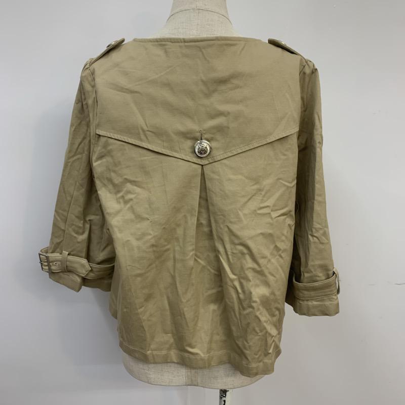 シュープリーム ララ Supreme.La.La ジャケット、上着 ジャケット、ブレザー ノーカラー M 無地 ベージュ / ベージュ / レディース USED 古着 中古 10041173