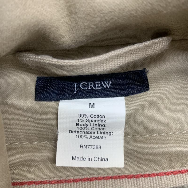 ジェイクルー J.CREW コート コート一般 M 無地 ベージュ / ベージュ / レディース USED 古着 中古 10041177
