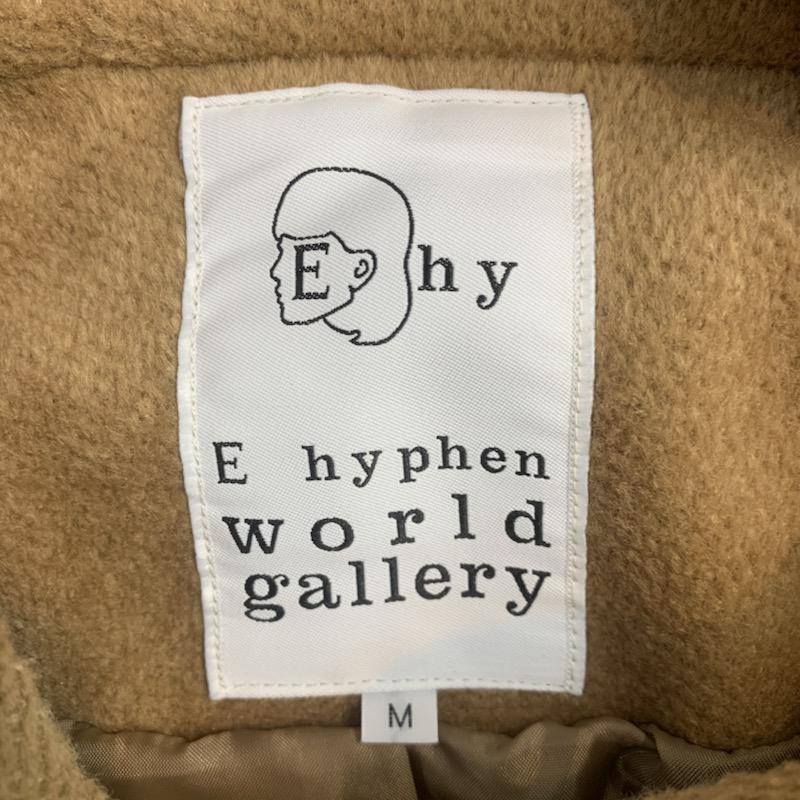 イーハイフンワールドギャラリー E hyphen world gallery コート コート一般 ダッフルコート ロング M 無地 キャメル / キャメル / レディース USED 古着 中古 10041178