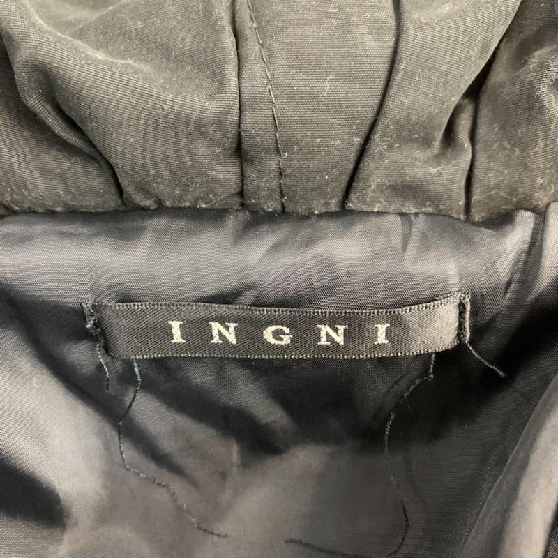 イング INGNI コート ダウンコート M 無地 黒 / ブラック / レディース USED 古着 中古 10041201