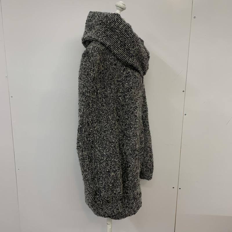 スライ SLY コート コート一般 ツイード 1 無地 黒 / ブラック / X 灰 / グレー / レディース USED 古着 中古 10041206