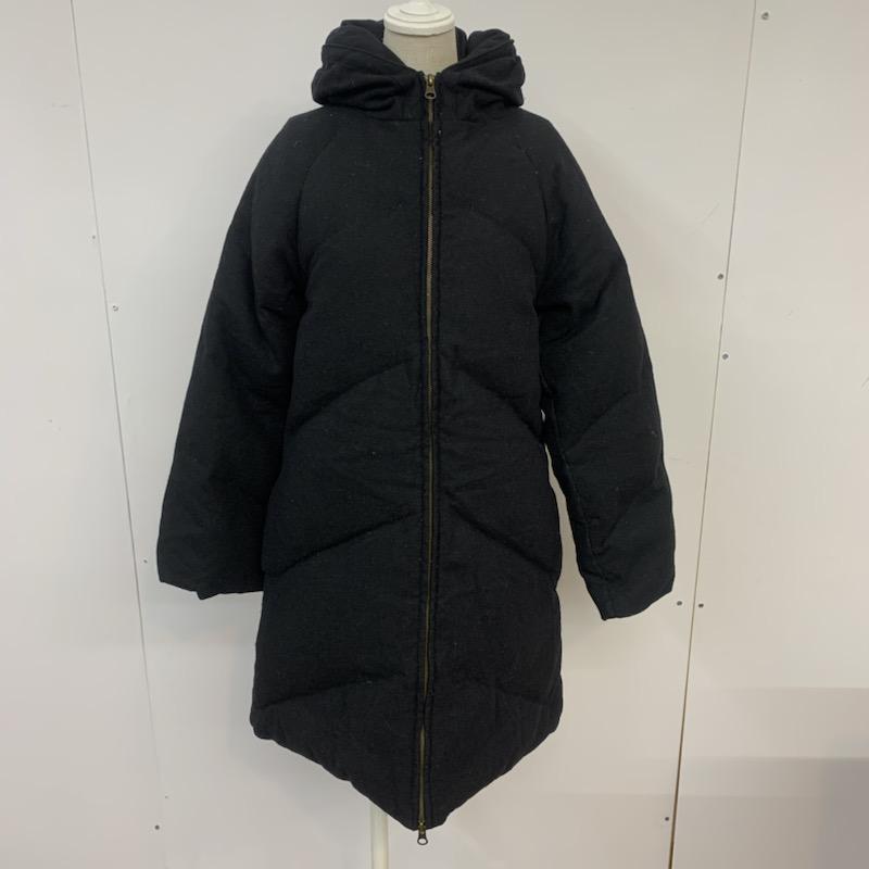 グリーンレーベルリラクシング green label relaxing コート ダウンコート 38 無地 黒 / ブラック / レディース USED 古着 中古 10041209