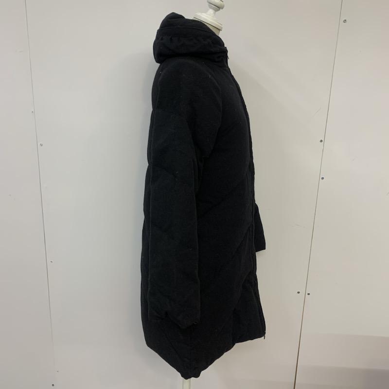 グリーンレーベルリラクシング green label relaxing コート ダウンコート 38 無地 黒 / ブラック / レディース USED 古着 中古 10041209