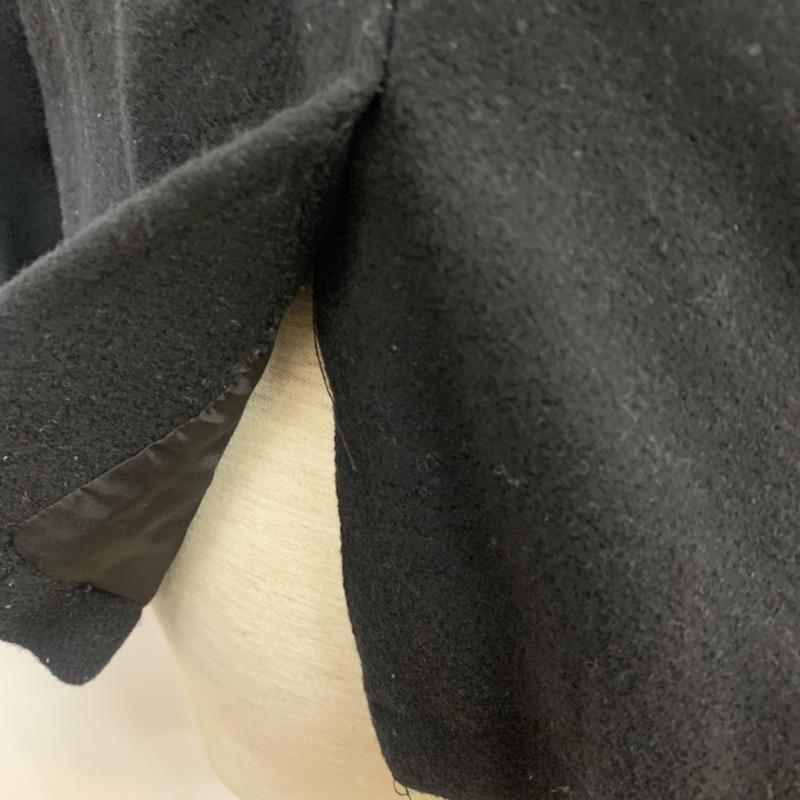 ミッシェル・クラン MICHEL KLEIN コート ピーコート 48 無地 黒 / ブラック / メンズ USED 古着 中古 10041288