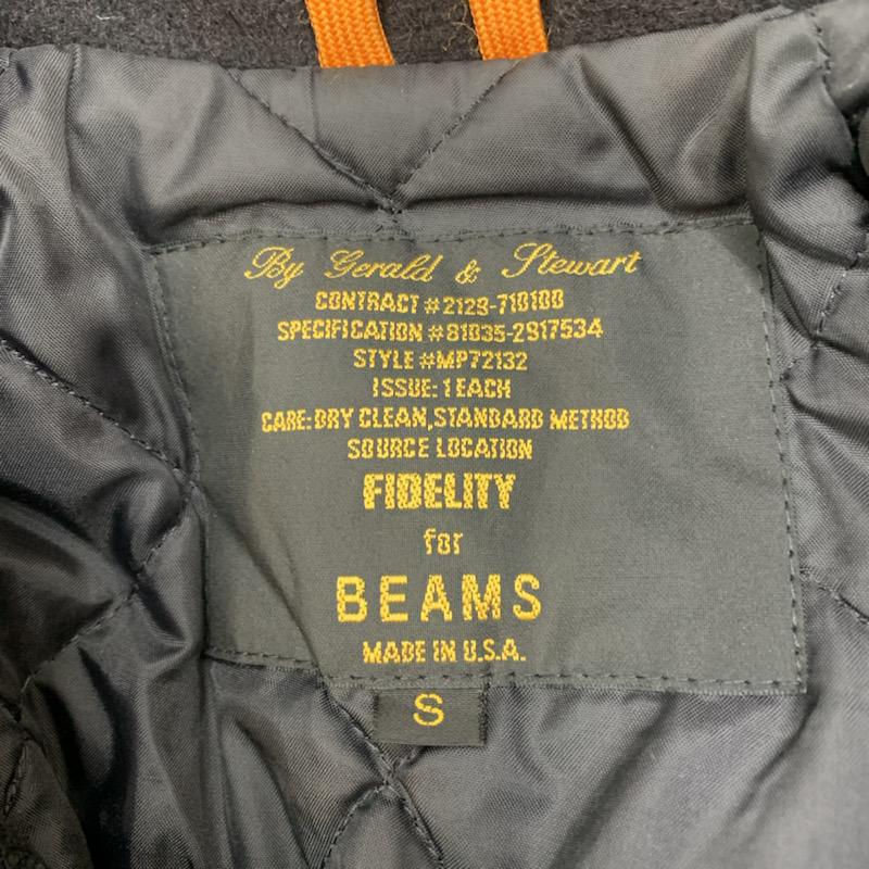 ビームス BEAMS コート ピーコート S 無地 黒 / ブラック / メンズ USED 古着 中古 10041291