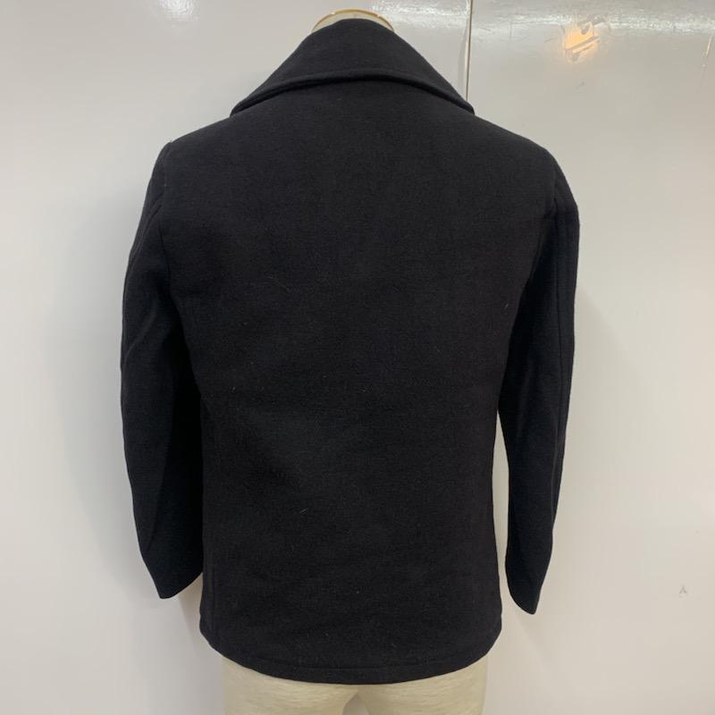 ビームス BEAMS コート ピーコート S 無地 黒 / ブラック / メンズ USED 古着 中古 10041291
