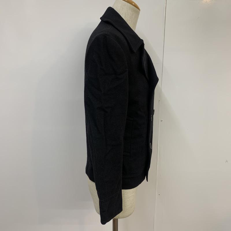 ビューティアンドユースユナイテッドアローズ BEAUTY&YOUTH UNITED ARROWS コート ピーコート S 無地 黒 / ブラック / メンズ USED 古着 中古 10041294