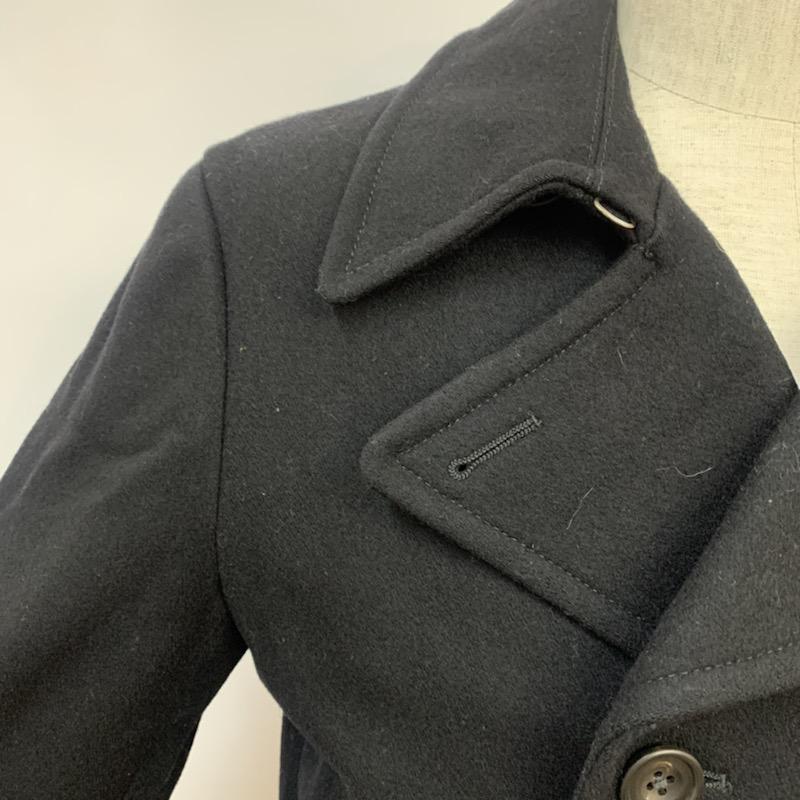 ビューティアンドユースユナイテッドアローズ BEAUTY&YOUTH UNITED ARROWS コート ピーコート S 無地 黒 / ブラック / メンズ USED 古着 中古 10041294