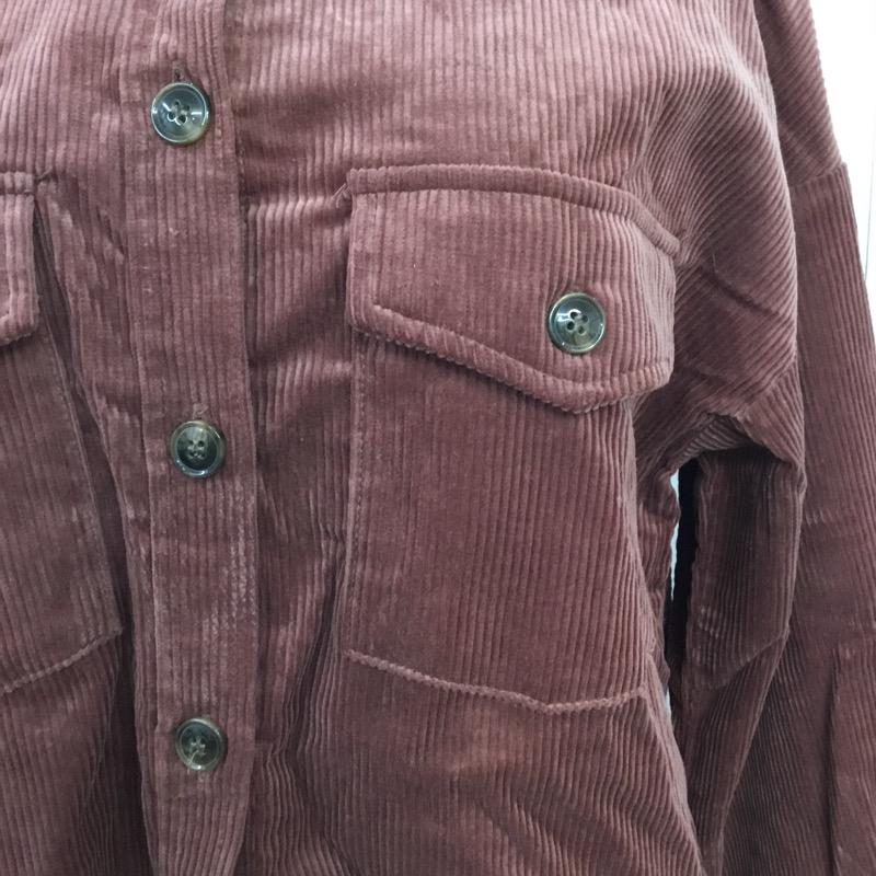 イング INGNI ジャケット、上着 ジャンパー、ブルゾン コーデュロイジャケット M 無地 桃 / ピンク / レディース USED 古着 中古 10041366