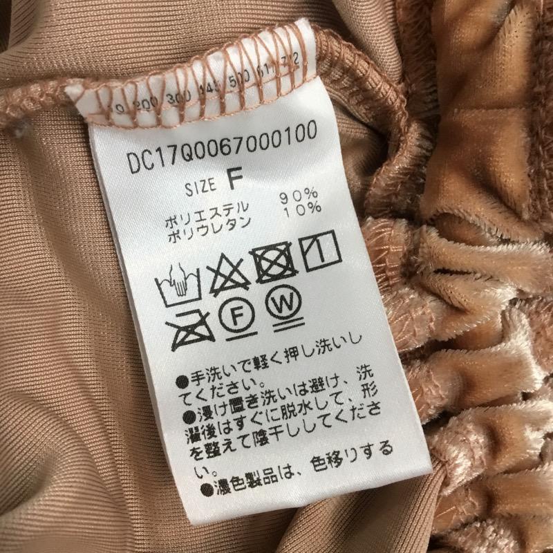ディスコート Discoat カットソー 長袖 FREE 無地 茶 / ブラウン / レディース USED 古着 中古 10041371
