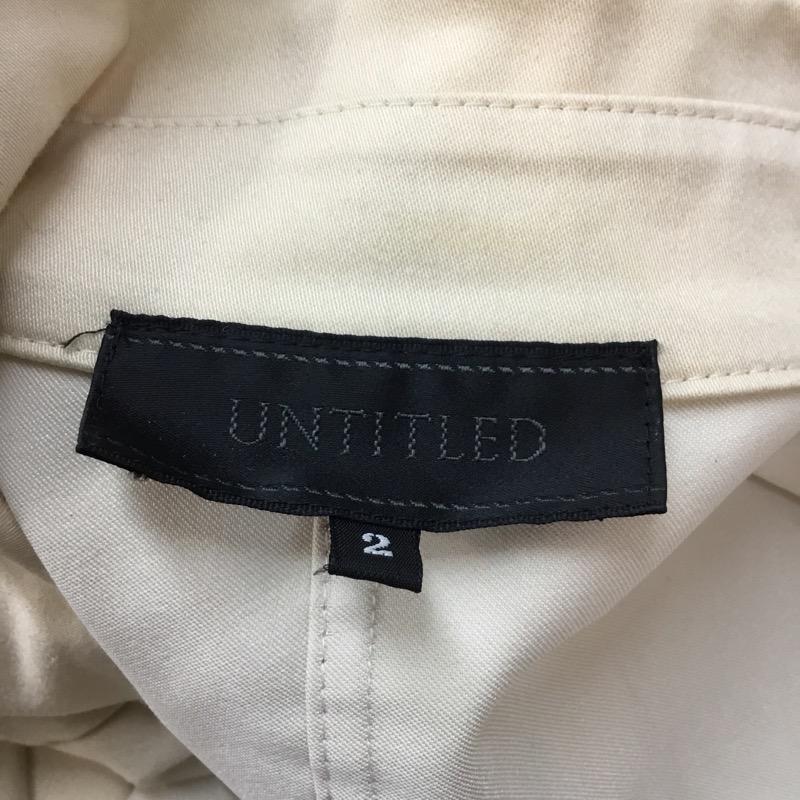 アンタイトル UNTITLED ジャケット、上着 ジャケット、ブレザー ステンカラージャケット 2 無地 ベージュ / ベージュ / レディース USED 古着 中古 10041375