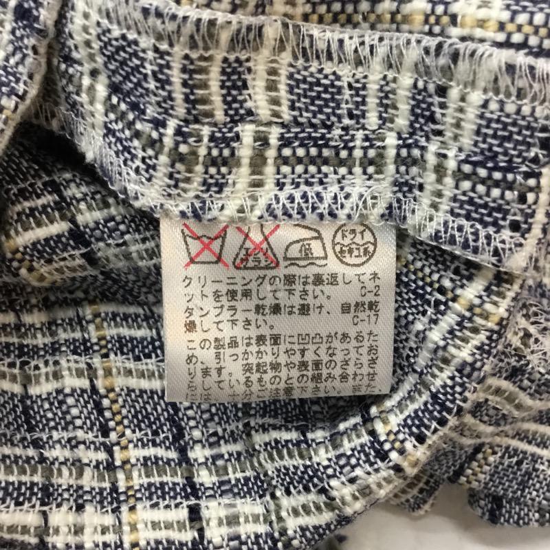 ロペピクニック ROPE' PICNIC ジャケット、上着 ジャケット、ブレザー テーラードジャケット チェック 36 白 / ホワイト / X 紺 / ネイビー / レディース USED 古着 中古 10041391