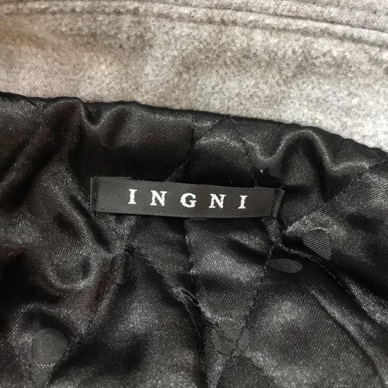 イング INGNI コート ピーコート M 無地 灰 / グレー / レディース USED 古着 中古 10041392
