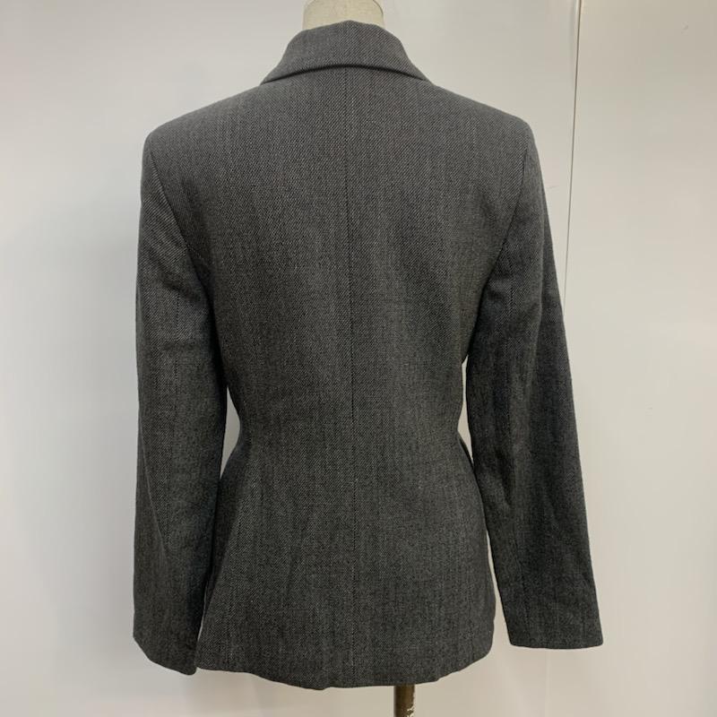 アルカリ alcali ジャケット、上着 ジャケット、ブレザー テーラードジャケット 2 無地 チャコールグレー / チャコールグレー / レディース USED 古着 中古 10041498