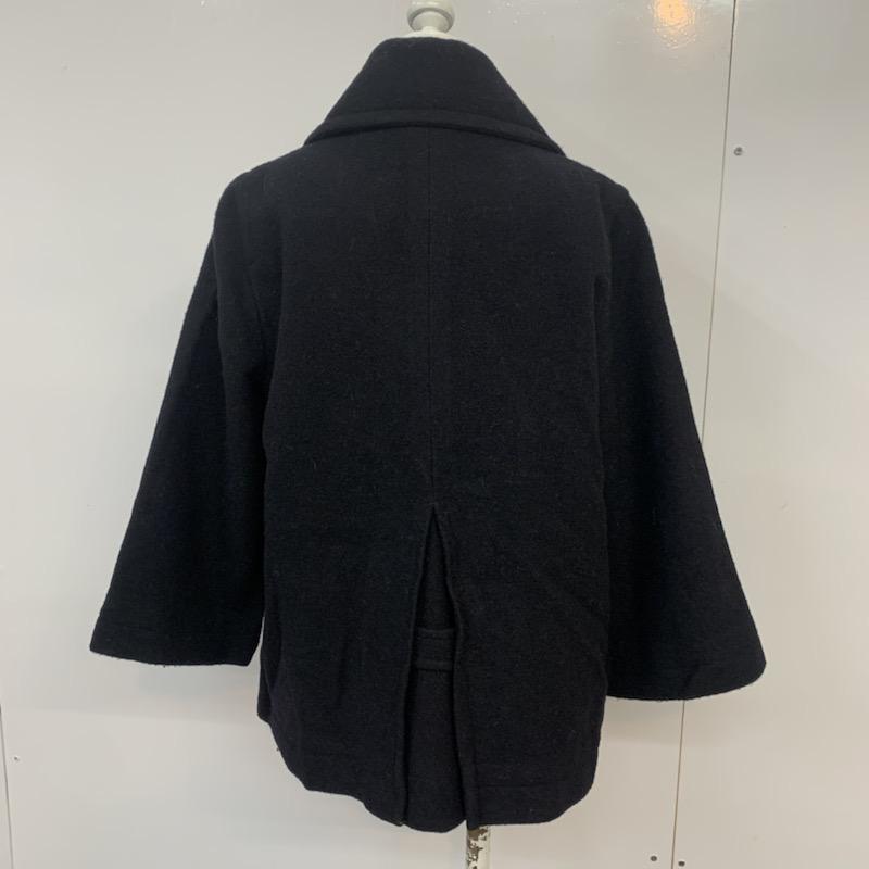 ジーナシス JEANASIS コート ピーコート FREE 無地 黒 / ブラック / レディース USED 古着 中古 10041524