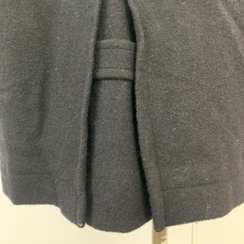 ジーナシス JEANASIS コート ピーコート FREE 無地 黒 / ブラック / レディース USED 古着 中古 10041524