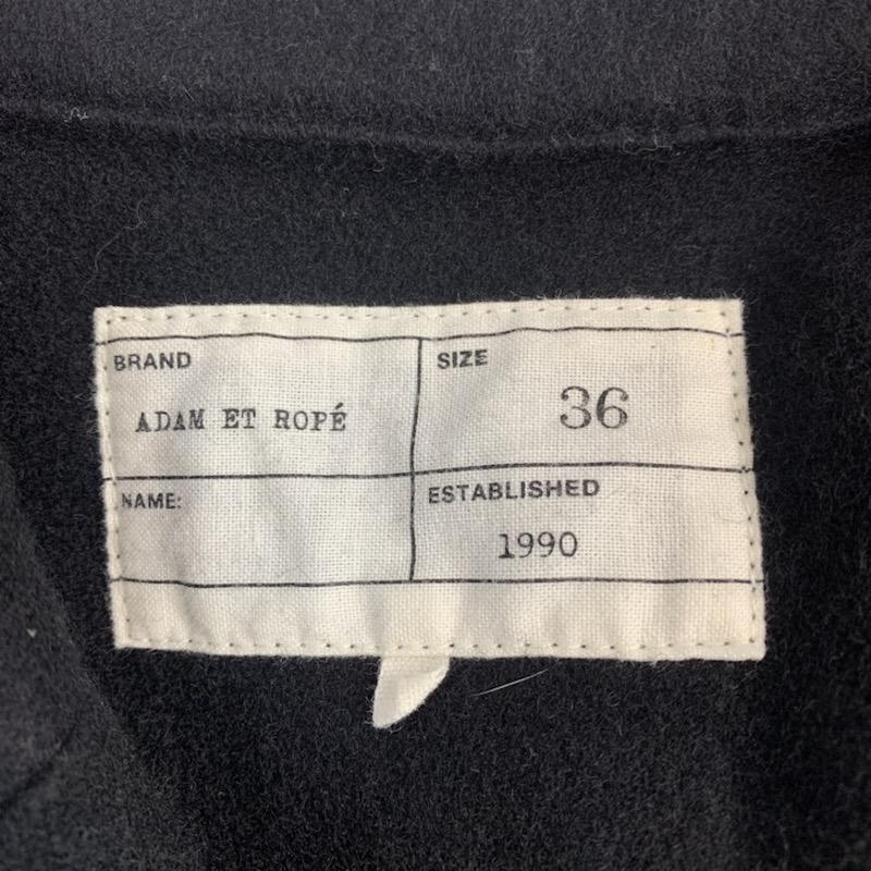 アダムエロペ ADAM ET ROPE' ジャケット、上着 ジャケット、ブレザー 36 無地 黒 / ブラック / レディース USED 古着 中古 10041529
