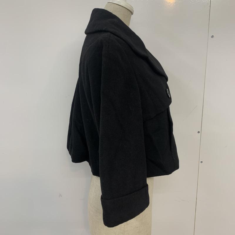 ザラベーシック ZARA BASIC ジャケット、上着 ジャケット、ブレザー ショート丈 M 無地 黒 / ブラック / レディース USED 古着 中古 10041531