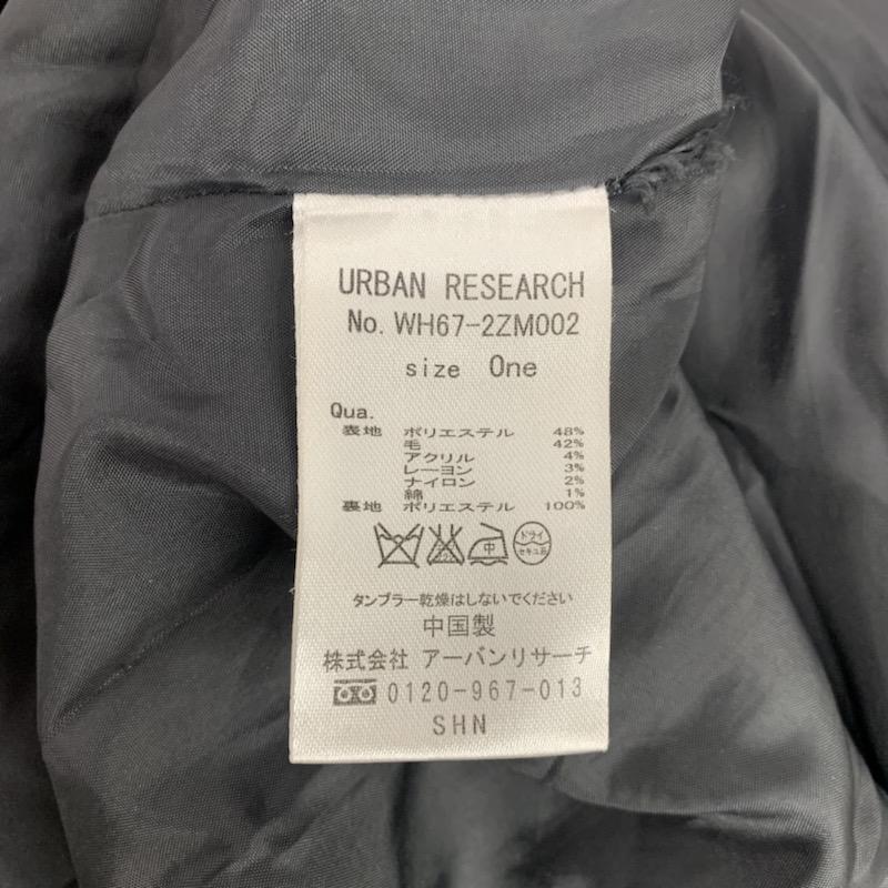 アーバンリサーチ URBAN RESEARCH コート コート一般 チェスターコート FREE 無地 ダークグレー / ダークグレー / レディース USED 古着 中古 10041538