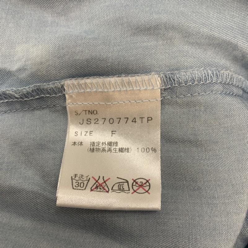 ジーナシス JEANASIS コート コート一般 テンセルDチェスター7S FREE 無地 水色 / ライトブルー / レディース USED 古着 中古 10041541