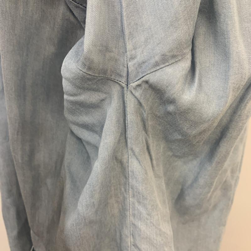 ジーナシス JEANASIS コート コート一般 テンセルDチェスター7S FREE 無地 水色 / ライトブルー / レディース USED 古着 中古 10041541