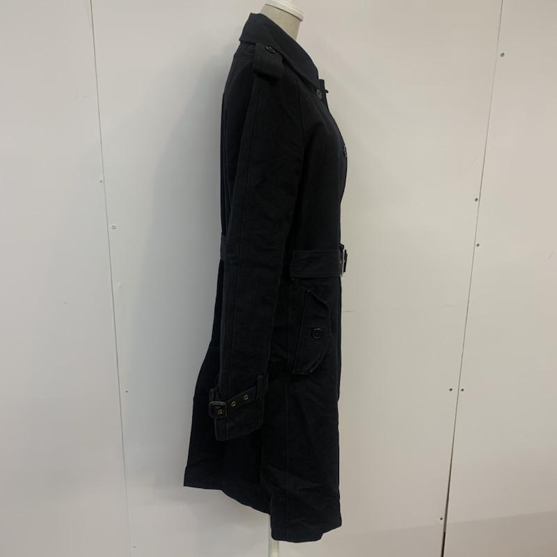 ユナイテッドアローズ UNITED ARROWS コート コート一般 ステンカラーコート M 無地 黒 / ブラック / レディース USED 古着 中古 10041547