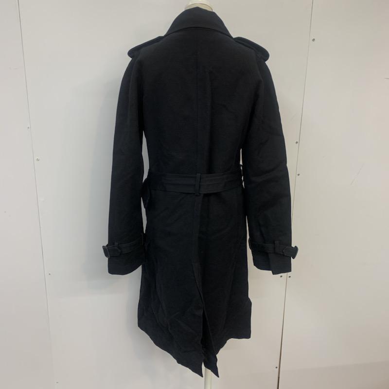 ユナイテッドアローズ UNITED ARROWS コート コート一般 ステンカラーコート M 無地 黒 / ブラック / レディース USED 古着 中古 10041547