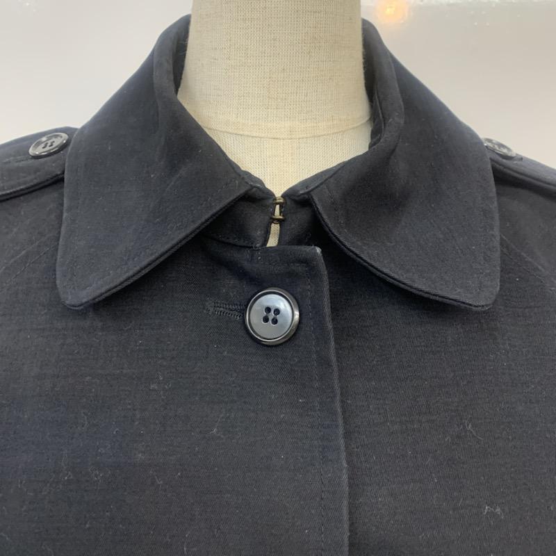ユナイテッドアローズ UNITED ARROWS コート コート一般 ステンカラーコート M 無地 黒 / ブラック / レディース USED 古着 中古 10041547
