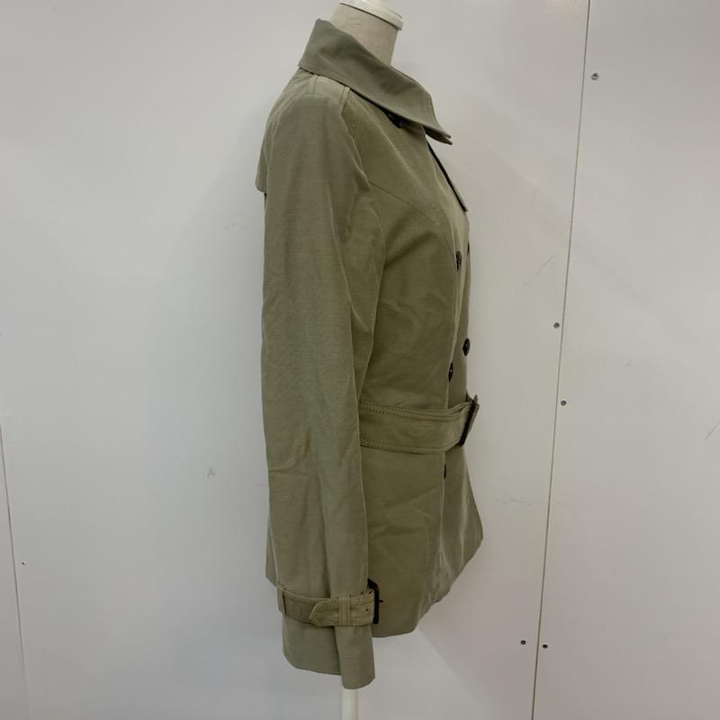 インディヴィ INDIVI コート トレンチコート 38 無地 ベージュ / ベージュ / X カーキ / カーキ / レディース USED 古着 中古 10041550