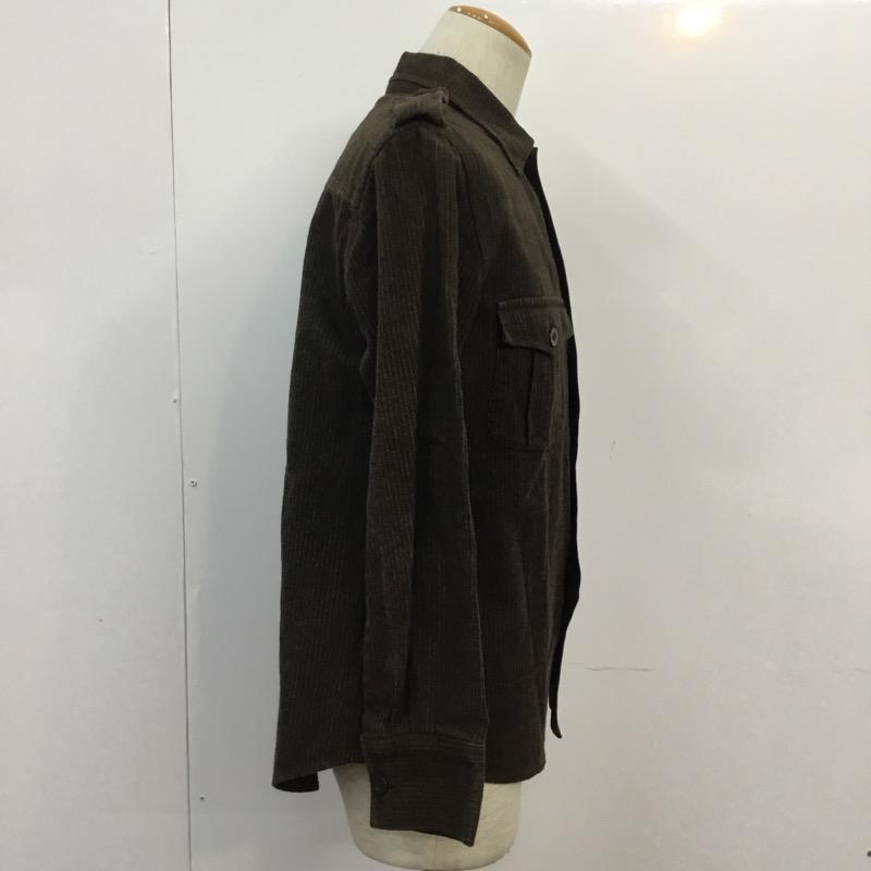 エディション EDITION シャツ、ブラウス 長袖 1 茶 / ブラウン / メンズ USED 古着 中古 10041631