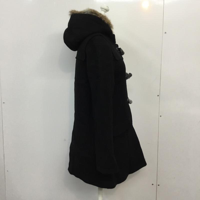 イーハイフンワールドギャラリー E hyphen world gallery コート コート一般 S 無地 黒 / ブラック / レディース USED 古着 中古 10041663