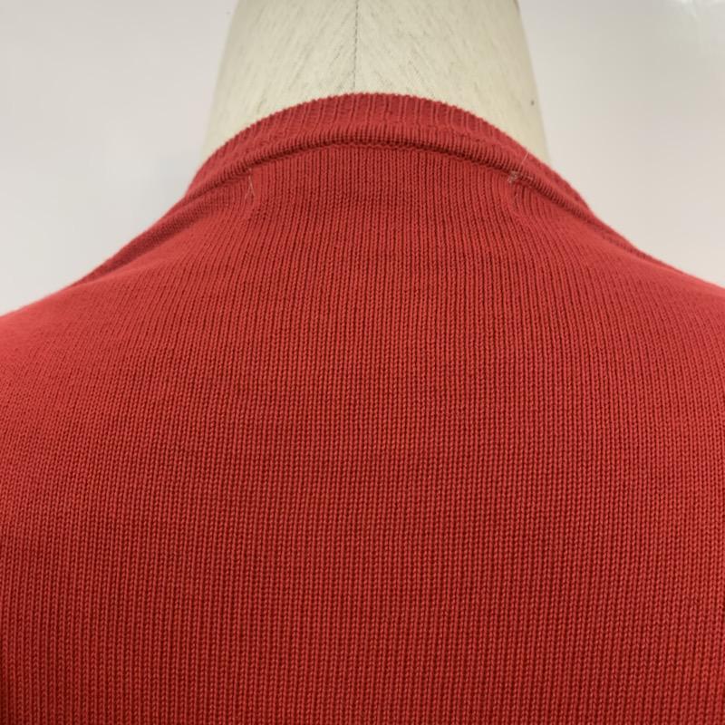 ザラメン ZARA MAN ニット、セーター 長袖 クルーネック M 無地 赤 / レッド / メンズ USED 古着 中古 10041706