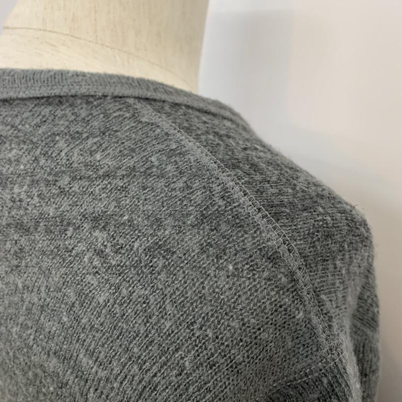 ナノユニバース nano・universe カーディガン 長袖 ニット M 無地 ダークグレー / ダークグレー / メンズ USED 古着 中古 10041723