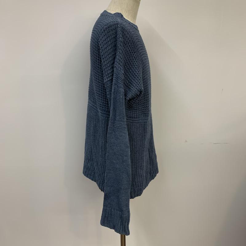 ジャーナルスタンダードホームステッド JOURNAL STANDARD J.S HOMESTEAD ニット、セーター 長袖 クルーネック L 水色 / ライトブルー / メンズ USED 古着 中古 10041726