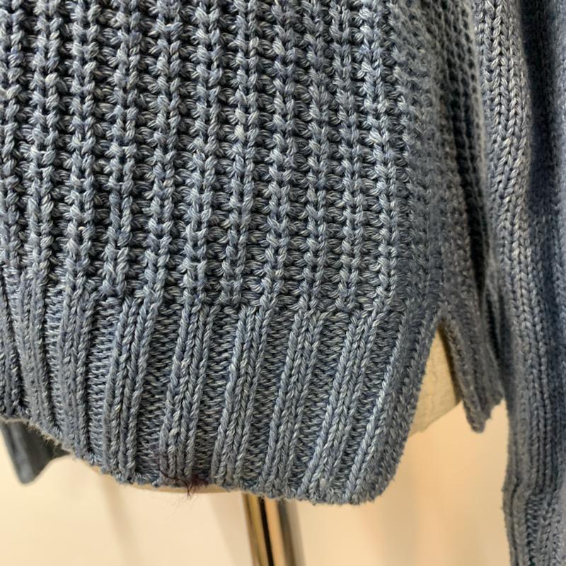 ジャーナルスタンダードホームステッド JOURNAL STANDARD J.S HOMESTEAD ニット、セーター 長袖 クルーネック L 水色 / ライトブルー / メンズ USED 古着 中古 10041726