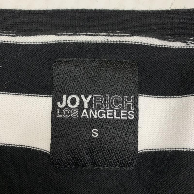 ジョイリッチ JOYRICH カーディガン 長袖 ボーダー 星柄 S ボーダー柄 X 星 白 / ホワイト / X 黒 / ブラック / メンズ USED 古着 中古 10041727