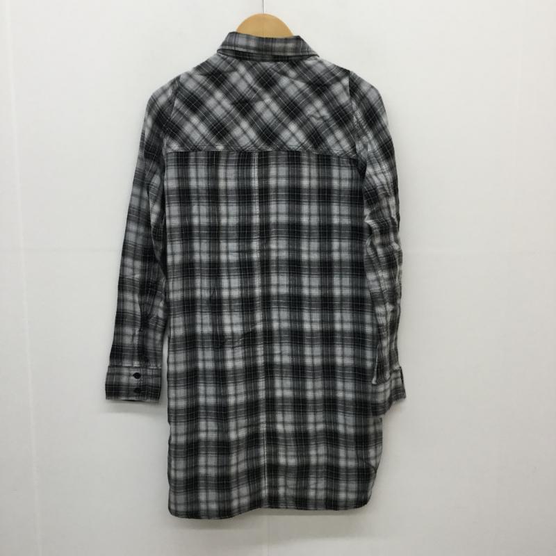 ディーゼル DIESEL シャツ、ブラウス 長袖 XS チェック 黒 / ブラック / X 灰 / グレー / メンズ USED 古着 中古 10041780