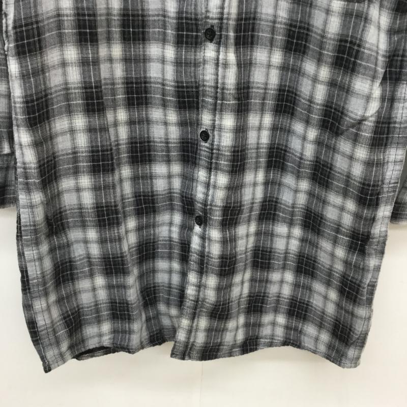 ディーゼル DIESEL シャツ、ブラウス 長袖 XS チェック 黒 / ブラック / X 灰 / グレー / メンズ USED 古着 中古 10041780