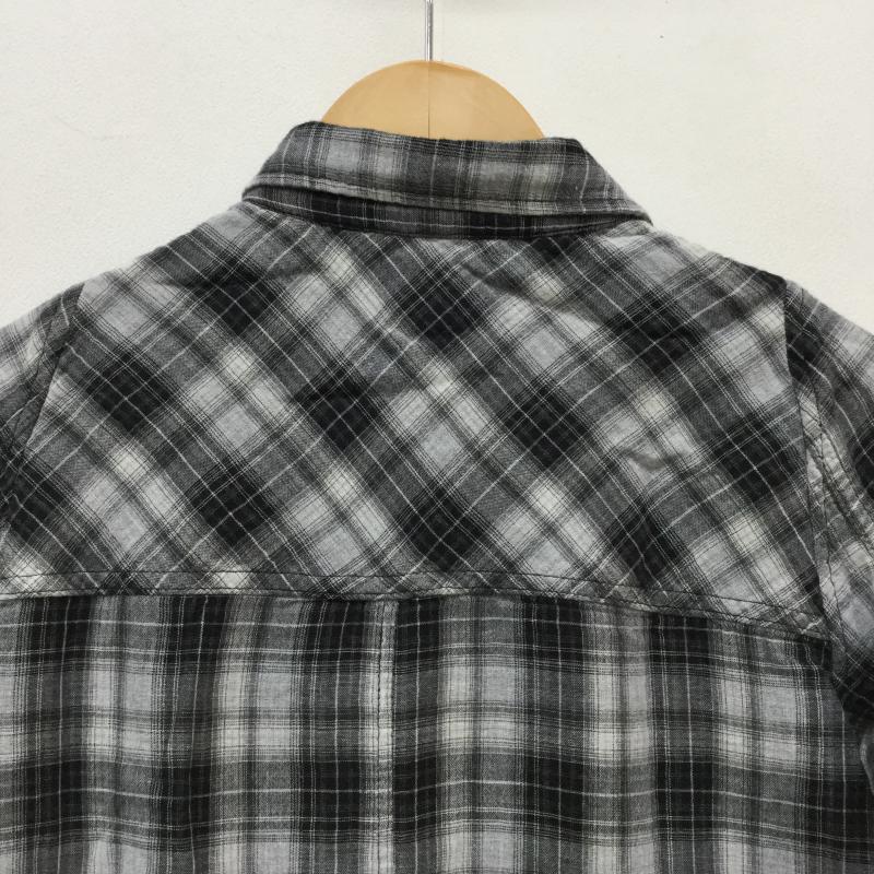 ディーゼル DIESEL シャツ、ブラウス 長袖 XS チェック 黒 / ブラック / X 灰 / グレー / メンズ USED 古着 中古 10041780