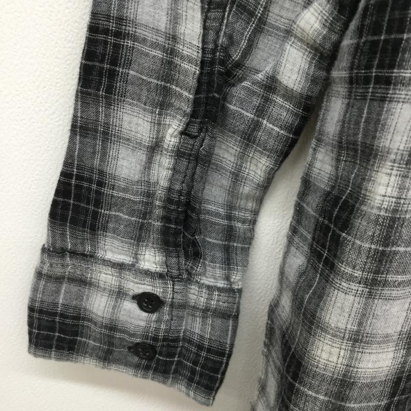 ディーゼル DIESEL シャツ、ブラウス 長袖 XS チェック 黒 / ブラック / X 灰 / グレー / メンズ USED 古着 中古 10041780