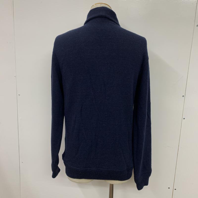 グリーンレーベルリラクシング green label relaxing カーディガン 長袖 ショールカラー L 無地 紺 / ネイビー / メンズ USED 古着 中古 10041812