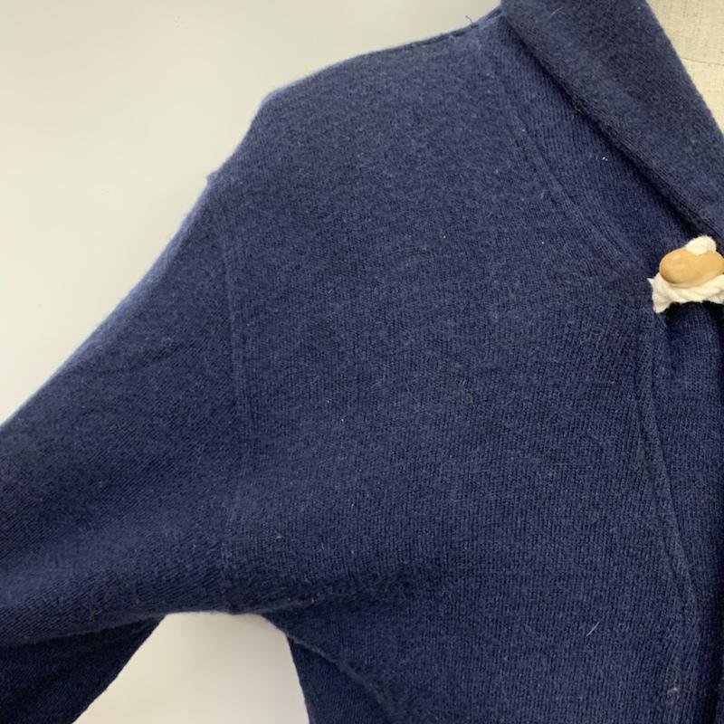グリーンレーベルリラクシング green label relaxing カーディガン 長袖 ショールカラー L 無地 紺 / ネイビー / メンズ USED 古着 中古 10041812