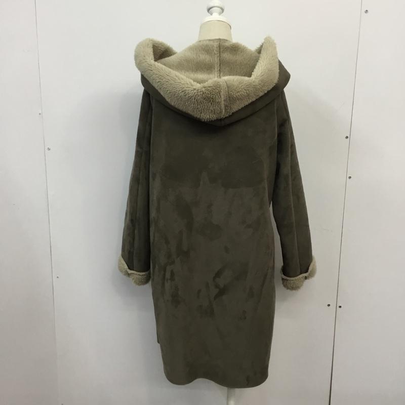 レプシィム LEPSIM コート コート一般 ムートン風コート M ダークブラウン / ダークブラウン / レディース USED 古着 中古 10041822