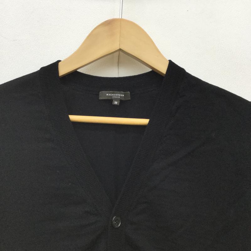 マッキントッシュ Mackintosh カーディガン 長袖 38 黒 / ブラック / レディース USED 古着 中古 10041907