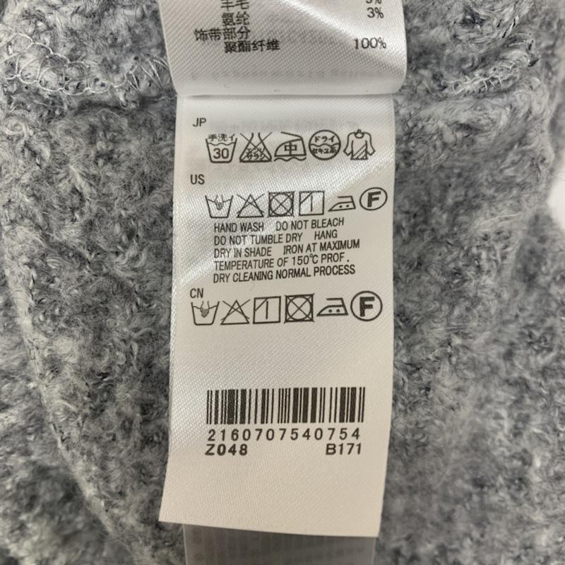 イーハイフンワールドギャラリー E hyphen world gallery ニット、セーター 長袖 FREE 無地 灰 / グレー / レディース USED 古着 中古 10041953