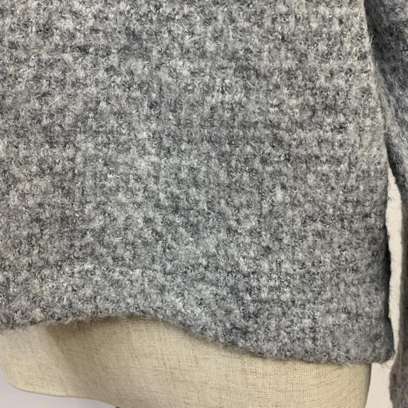 イーハイフンワールドギャラリー E hyphen world gallery ニット、セーター 長袖 FREE 無地 灰 / グレー / レディース USED 古着 中古 10041953