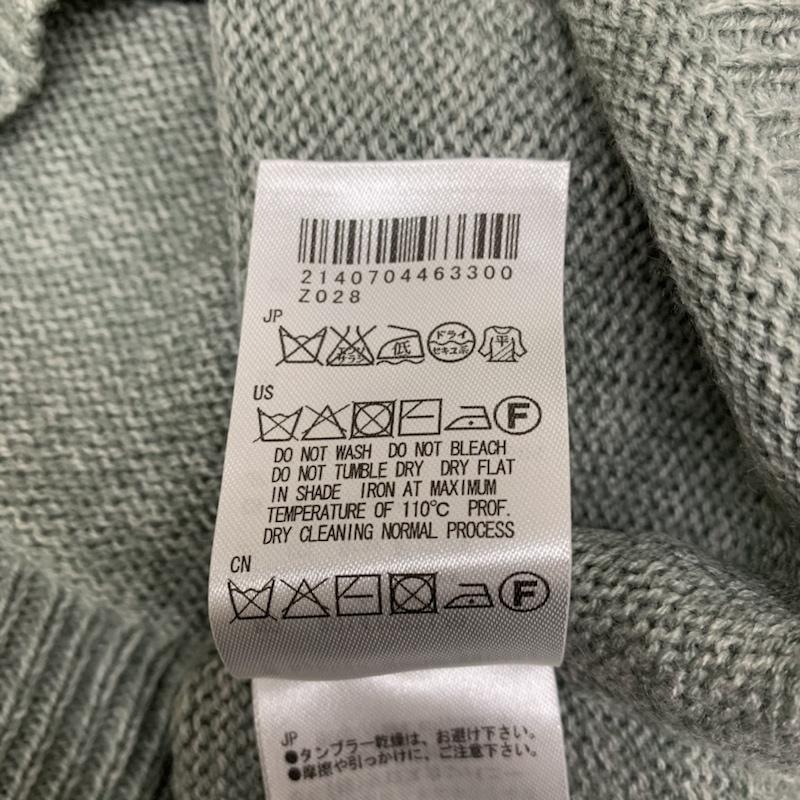 イーハイフンワールドギャラリー E hyphen world gallery ニット、セーター 長袖 FREE 無地 灰 / グレー / レディース USED 古着 中古 10041956