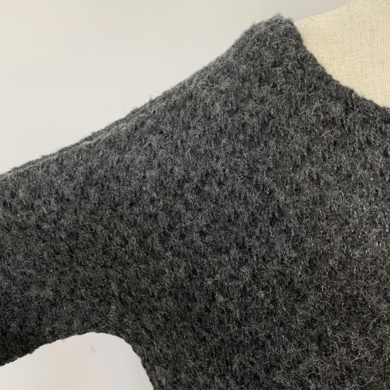 ドゥドゥ DouDou ニット、セーター 長袖 無地 黒 / ブラック / レディース USED 古着 中古 10041995